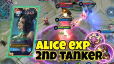 alice exp lane which acts as the 2nd tank