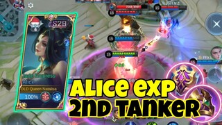 alice exp lane which acts as the 2nd tank