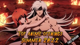 My Top Anime Openings | Summer 2022 [First Version]