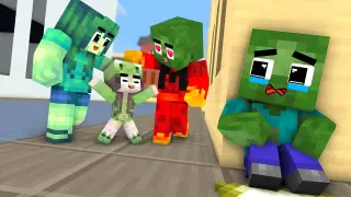 Monster School : Baby Zombie and Poor Family  -  Minecraft Animation