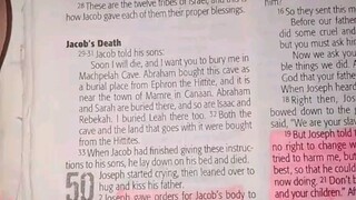 Daily Verse.                  Genesis 49:29-33