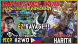 Insane High Unli Dash Damage Harith by H2wo [Top Global Player H2wo]