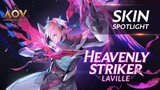 Laville Heavenly Strike Skin Spotlight - Garena AOV (Arena of Valor)