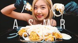 ASMR กินไก่ทอดเกาหลี ซอสเยิ้มๆ | ASMR KOREAN FRIED CHICKEN! (SNOW ONION CHICKEN) | FAHASMR