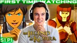 *THE LEGEND OF KORRA* SURPRISED ME!! S1 Ep: 1-4 | First Time Watching | reaction/commentary/review