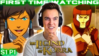 *THE LEGEND OF KORRA* SURPRISED ME!! S1 Ep: 1-4 | First Time Watching | reaction/commentary/review