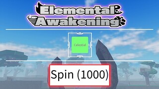 1000 Spins with Showcasing Some Elements in Elemental Awakening