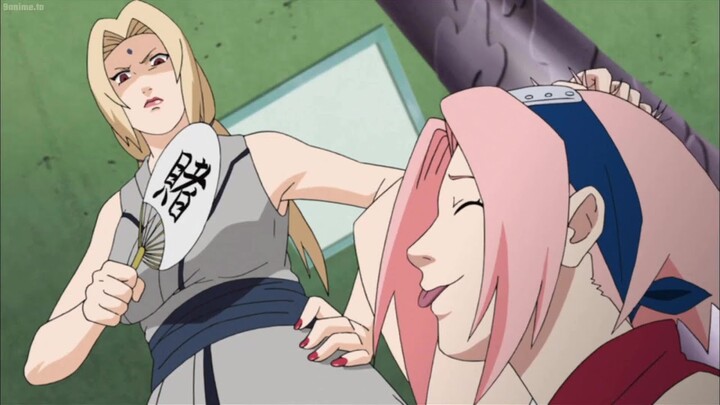 Tsunade teaches Sakura and Ino the healing arts