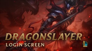 Dragonslayer Xin Zhao | Login Screen - League of Legends