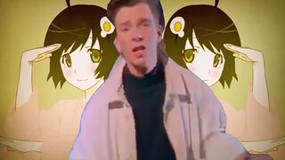 [Remix]Rick Astley singing <Platinum Disco>|Nisemonogatari