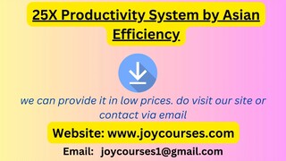 25X Productivity System by Asian Efficiency