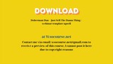 Doberman Dan – Just Sell The Damn Thing + webinar template upsell – Free Download Courses