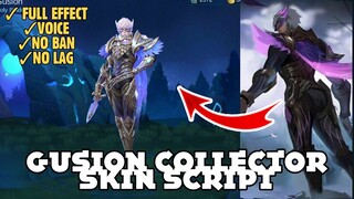GUSION COLLECTOR SKIN SCRIPT | FULL EFFECTS | MOBILE LEGENDS