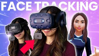 VR Eye + Lip Tracking Is IMPRESSIVE! HTC VIVE Facial Tracker Unboxing, Setup & Impressions