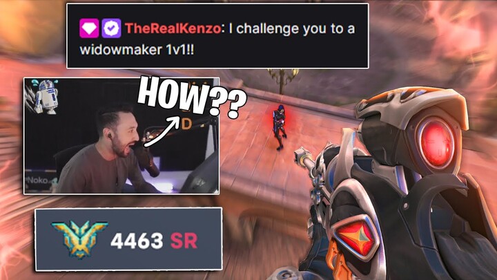I challenged Top 500 Streamers to a Widowmaker 1v1 in Overwatch 2 w/ reactions