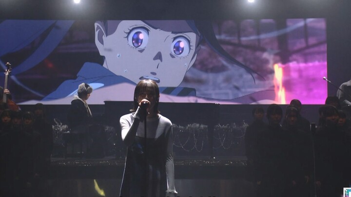 [1080P60 frame] Lagu tema film Makoto Shinkai, Suzume Hutei, dirilis secara live! RADWIMPS 「すずめ feat