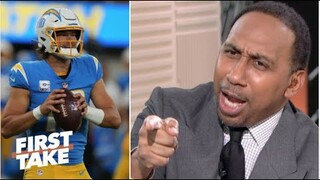Justin Herbert ready to grab playoff berth - Stephen A. on Week 18: Chargers at Raiders | FIRST TAKE