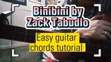 Binibini by Zack Tabudlo l Easy Simple Acoustic Guitar Chords Tutorial #guitartutorial