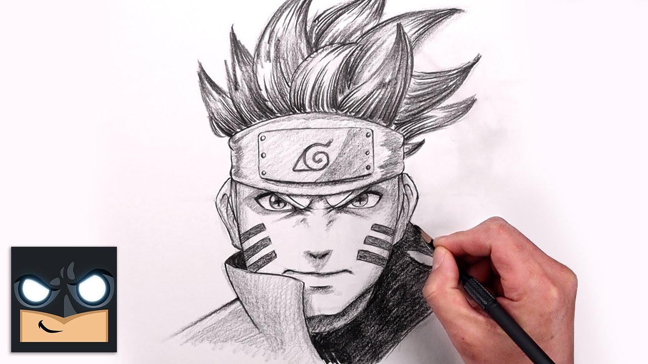 How To Draw NarutoKurama  Step By Step  Naruto  Bilibili