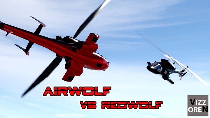 Airwolf vs Redwolf