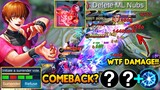 BUFFED DYRROTH 1MILLION DAMAGE HACK😱!! | EPIC COMEBACK BEST (ONE SHOT BUILD) MLBB