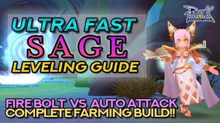 BEST FARMING BUILD FOR SAGE & PROFESSORS! Exp Test & Guide!