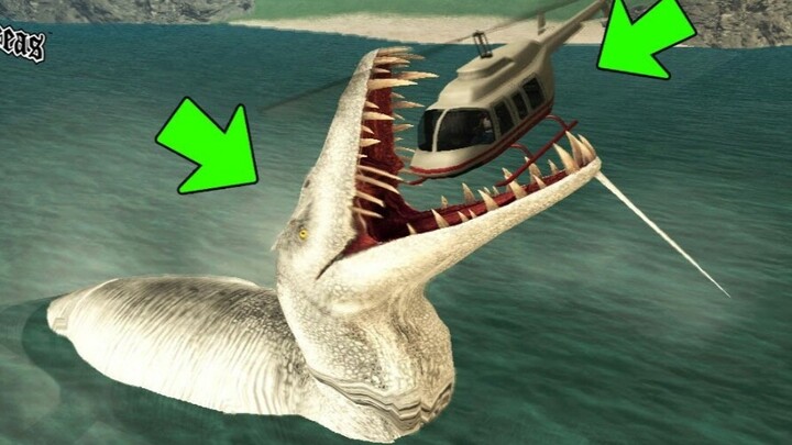 I found the Loch Ness monster in San Andreas!