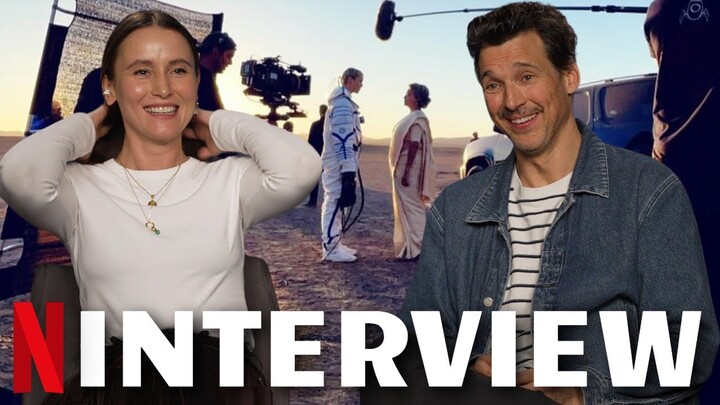 THE SIGNAL (2024) - Behind The Scenes Interview With Peri Baumeister & Florian David Fitz | Netflix