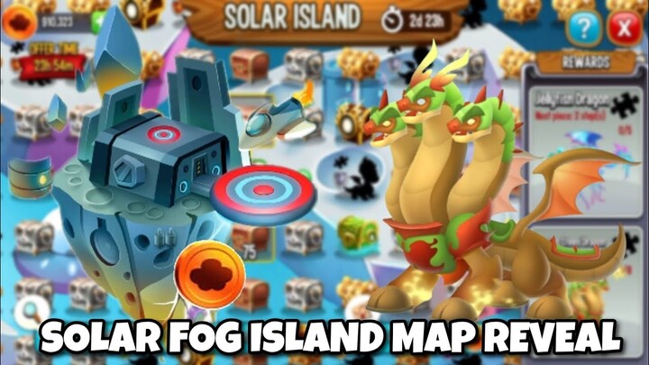 New Event: Solar Fog Island Map Reveal | Dragon City 2022 |