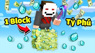 Minecraft nhưng bạn Sinh Tồn trên 1 Block Tỷ Phú