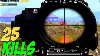 25 KILLS RUSH GAMEPLAY | SOLO vs SQUAD | PUBG MOBILE