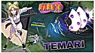 TEMARI in Mobile Legends 😱😳 si Wanwan na mala Vale😂