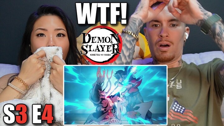 HOW DO THEY BEAT THIS? WTF! | Demon Slayer Reaction S3 Ep 4