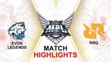 EVOS Legends vs RRQ HIGHLIGHTS MPL ID S11 | RRQ vs EVOS