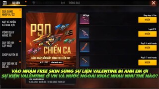 FREE FIRE | NHẬN FREE SKIN SÚNG SỰ KIỆN VALENTINE NGÀY HÔM NAY - SỰ KIỆN VIỆT NAM CHẤT QUÁ !!!