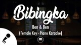 Bibingka - Ben & Ben (Female Key - Piano Karaoke)