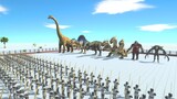 100 TEUTONIC KNIGHTS vs Every Faction - Animal Revolt Battle Simulator