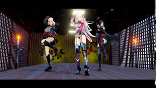 MMD (Azurlane) (Azur Lane) EVERGLOW (Everglow) - Adios (Prinz Eugen x Frederick the Great x Roon)