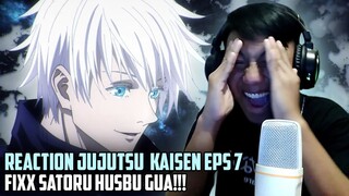 SATORU FACE REVEALL!! - REACTION JUJUTSU KAISEN EPS 7 INDONESIA