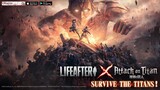 PREPARE UR GEAR AND LET'S DEFFENSE THE WALL FROM TITAN!!! | LIFEAFTER X ATTACK OF TITAN #shorts