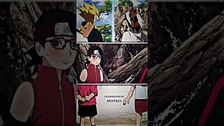 JJ🔥BORUTO BIKIN SALTING SARADA 🤣 #shorts #borusara #boruto #sarada