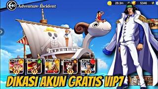 GOKIL! Dapet Akun GRATISAN Lagi VIP7 CP 1,6M Banyak Hero B12 - NEW WORLD VIGOUR VOYAGE