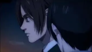 Eren and Mikasa sad scene