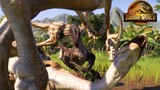 Raptors HUNT Gallimimus 🦖 Jurassic World Evolution 2 - Tales From Isla Sorna [4K]