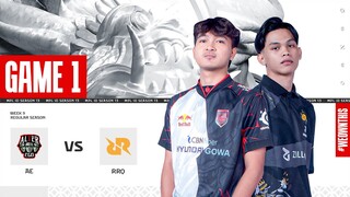 ALTER EGO ESPORTS vs RRQ HOSHI | Regular Season Week 9 Day 2 | Game 1 | #MPLIDS13