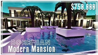 Bohemian Modern Mansion | Tour | ROBLOX BLOXBURG