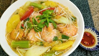 Cách nấu CANH CHUA TÔM đơn giản - Món Ăn Ngon Mỗi Ngày