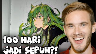 Keren! Youtuber ini belajar Gambar selama 100 hari dan Inilah Hasilnya