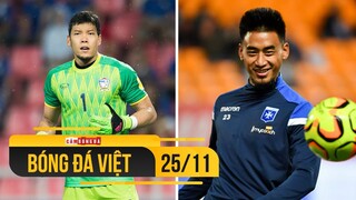 Bóng đá Việt Nam 25/11 | Fan Thái Lan muốn loại thủ môn số 1; Lào triệu tập cầu thủ Ligue 1