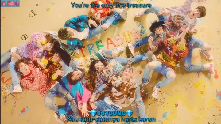 (MV IndoSub) TREASURE - My Treasure (Japanese Ver.) easy lirik color coded lyrics (LA_KHILDA)